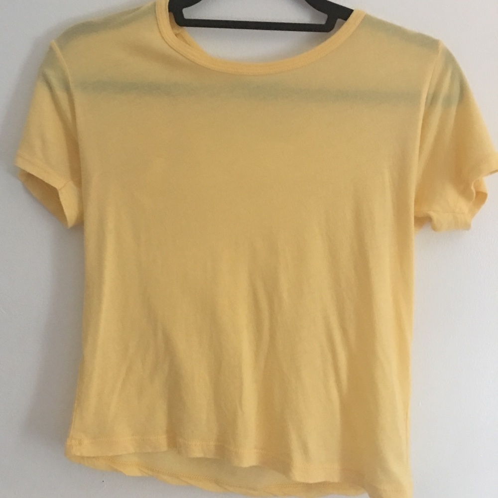 Yellow Brandy Melville Top
